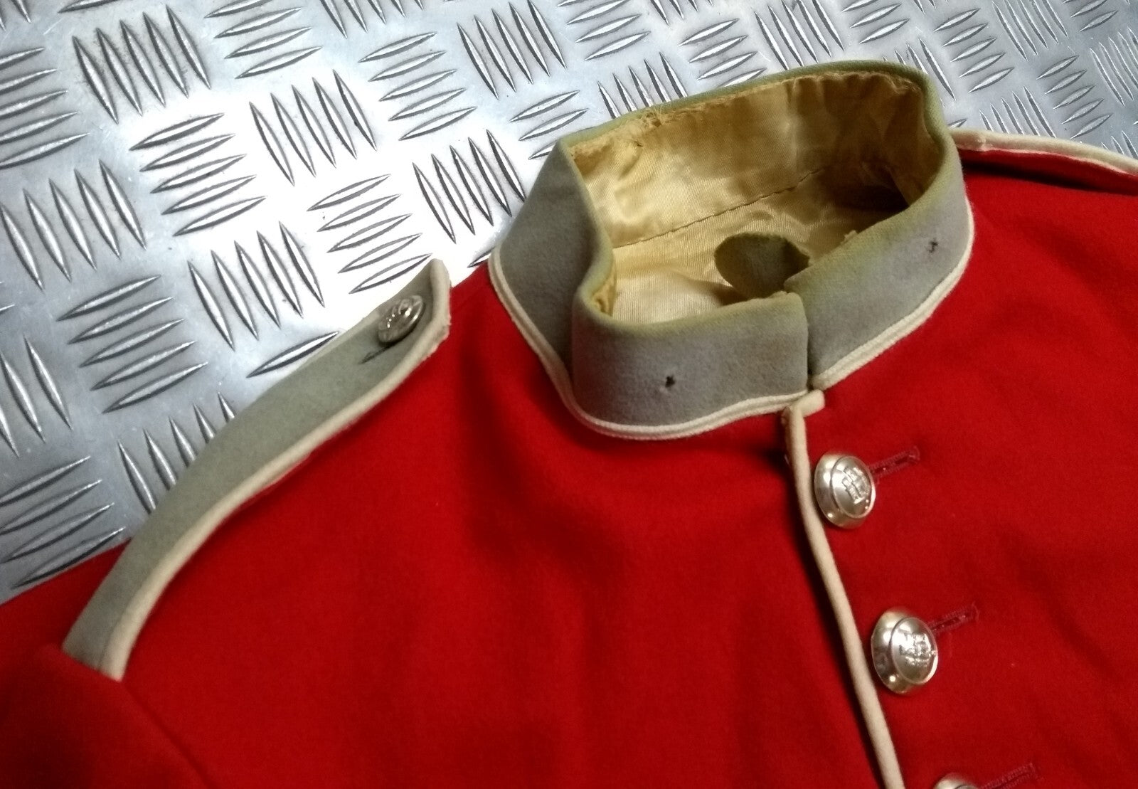 Red Tunic The Royal Gibraltar Ceremonial Jacket Size 41.5" Fancy Dress Costume