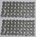 Buttons 100 Vintage 4 Hole for Dress Shirts Pearlesque Light Green 11.2mm NOS