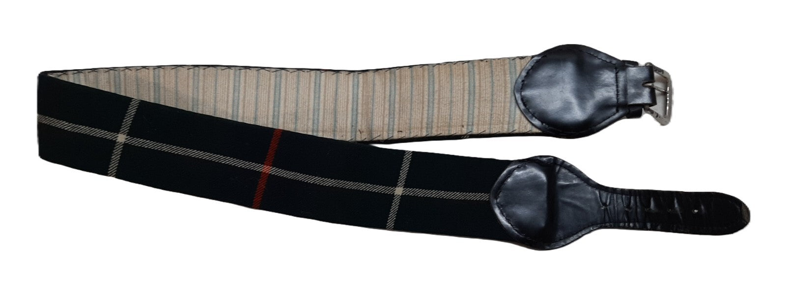 Scottish Regiment Belt Vintage British Old Tartan Patterned Service Belt