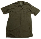 Vintage Combat Army Style Shirt British Dress Pinched Short Sleeve 16.5
