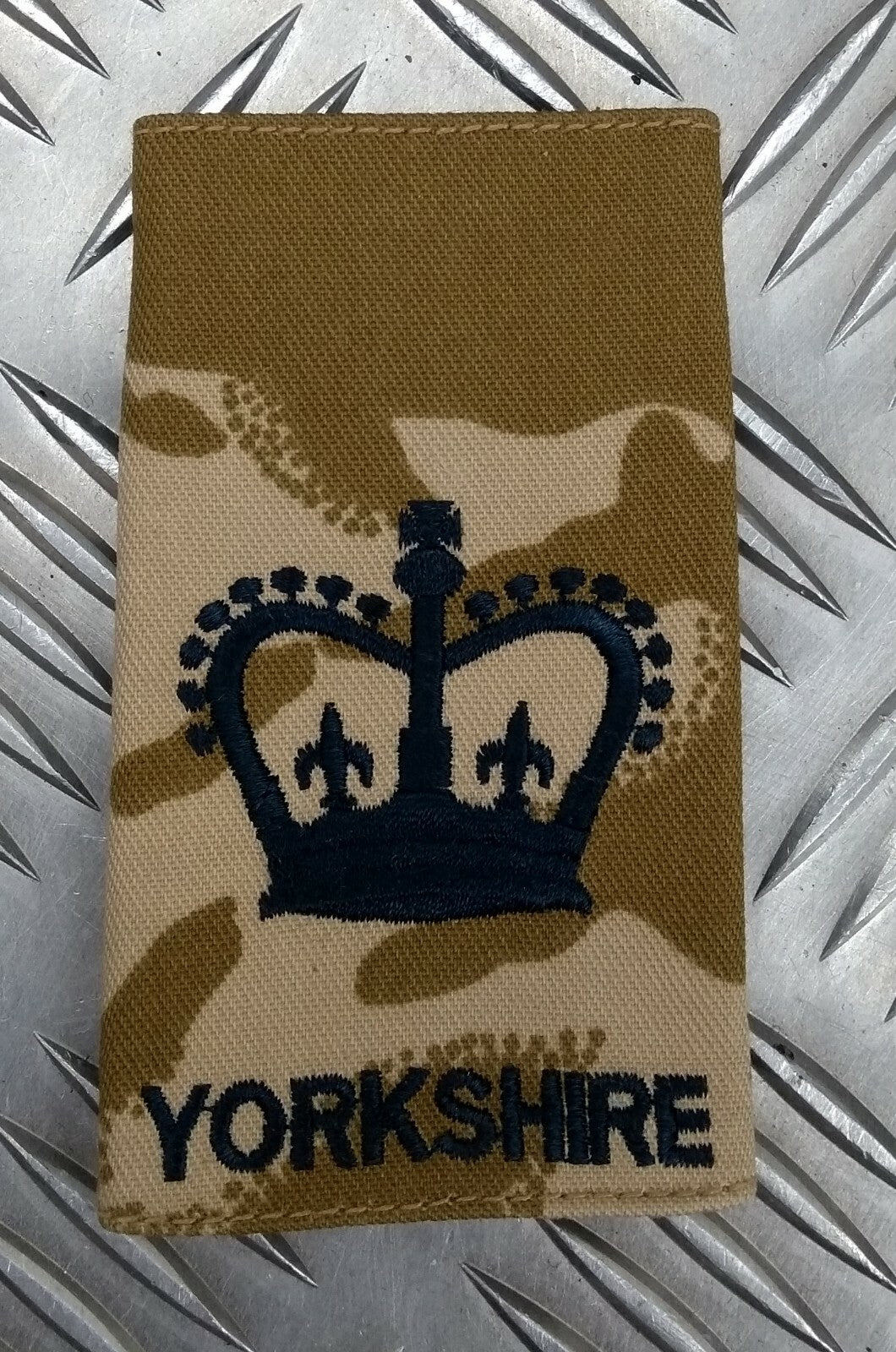 Genuine British Army Desert Camo Yorkshire Rank Slide Various Ranks - NEW