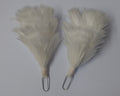 Plumes Army Issue White Hackles For Balmoral Glengarry & Various Headwear