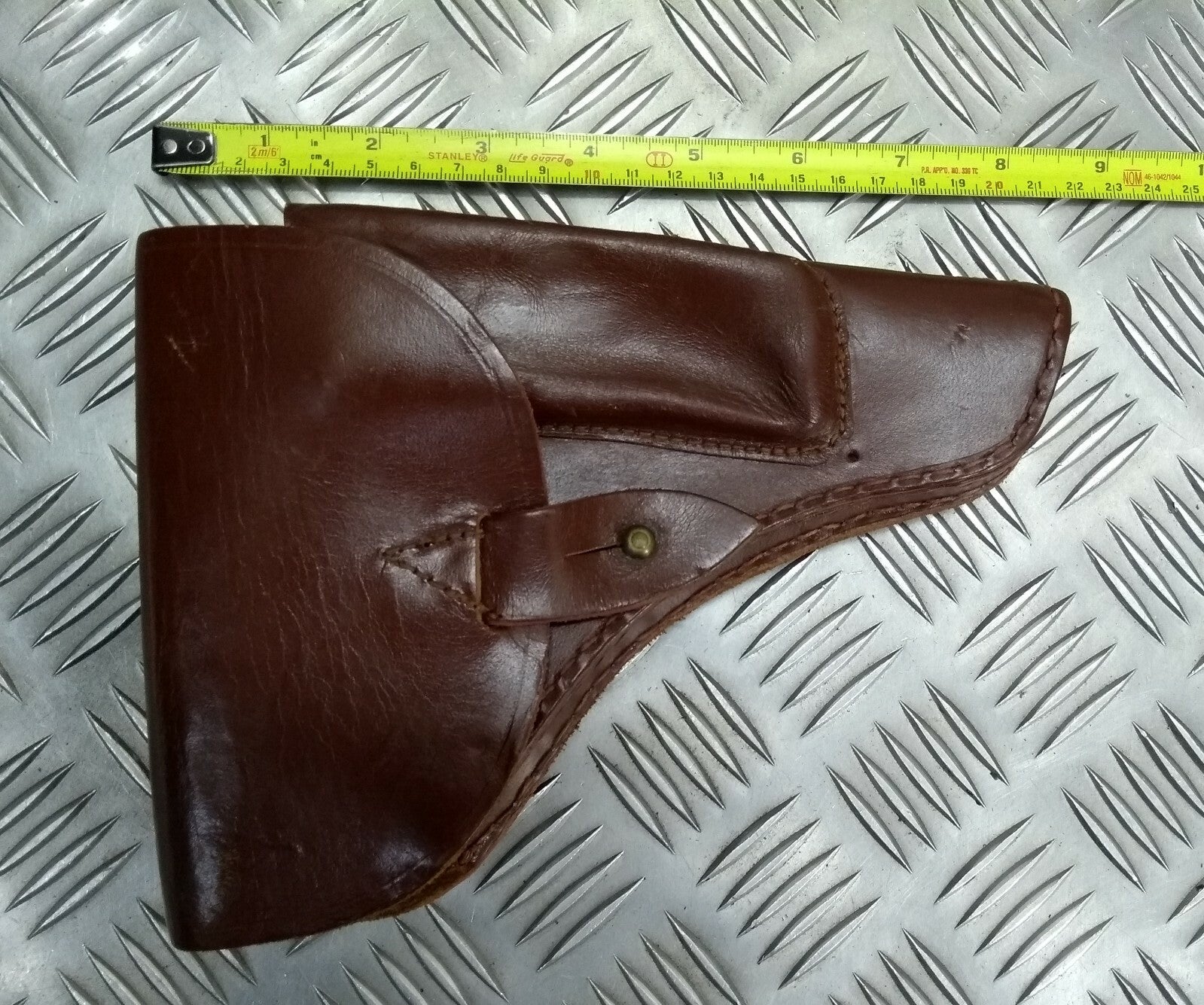 Vintage Holster Leather Unknown Pistol Side Arm Holster Faulty