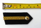 Gorgets Collar Tabs With Gold Braided Detail Plain Small Dome Buttons