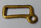 Genuine Vintage British 30mm Brass Looped Belt Stay / Hanger X2 STD64