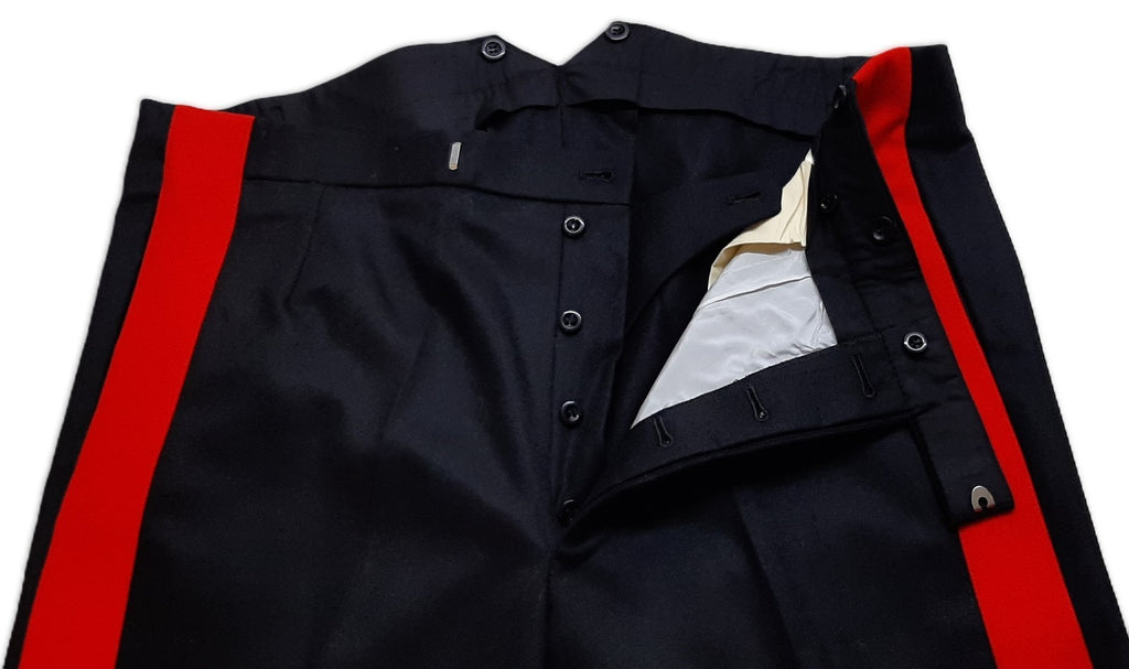 Mess Dress Trousers Wingback British Army Uniform Wide Stripes Waist 45"