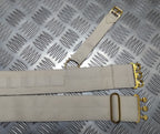 RAF Royal Air Force Ceremonial Belt Off White Canvas With Shoulder Cross Strap Max 43"