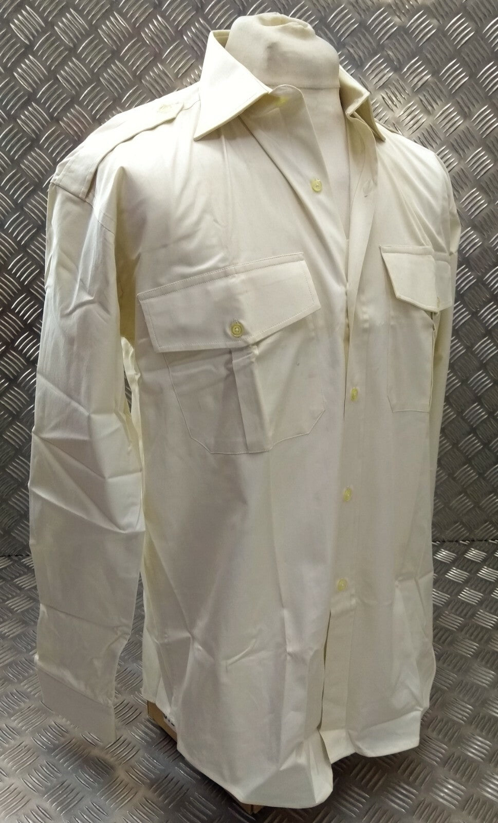 British Army Shirt Made Standard Dress Issue Long Sleeve 100% Cotton No2 14"