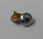5 Point Star Small 11.6mm Dress Hat Buttons Looped Back With Raised Insignia X4