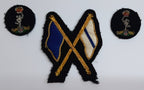 Signals Collar Patches and Arm Patch Hand Embroidered No1 British Wire Badges