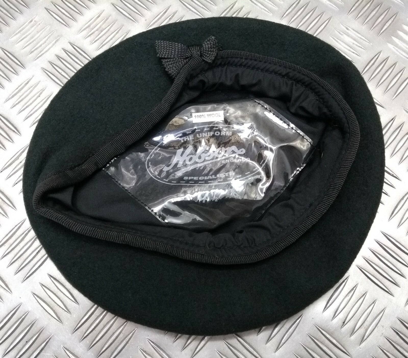 Rifle Green Beret Hobson London Lined Wool Uniform Size 7 1/2 NEW