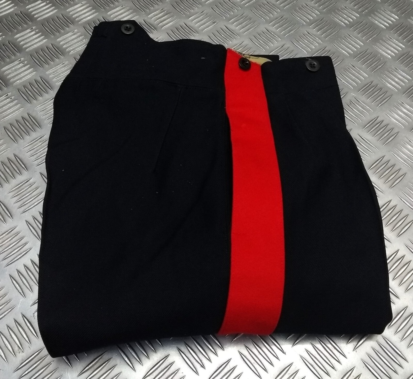Vintage No1 Trousers Uniform Dress Old Pattern British Army 2" Red Stripe Faulty