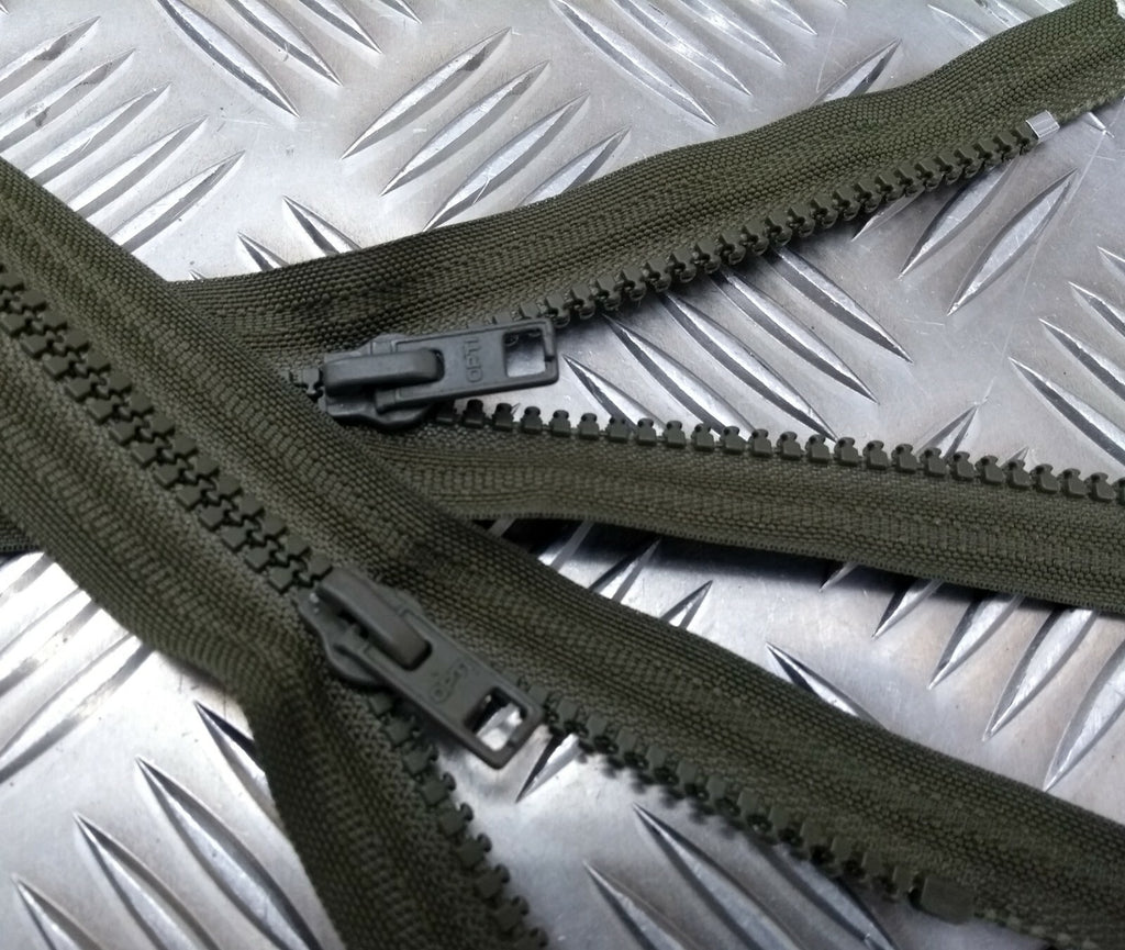 Genuine British Army 62cm Zipper Dual Head For Coveralls & Flying Suits