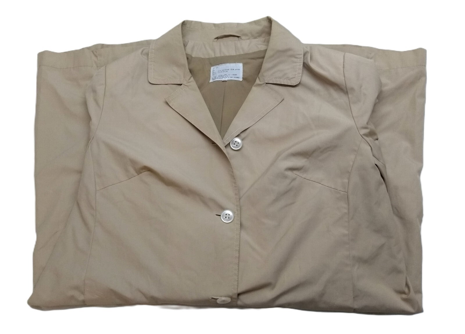 Single Breasted Raincoat Desert / Stone / Beige Lightweight Tropical Rain Mac 22