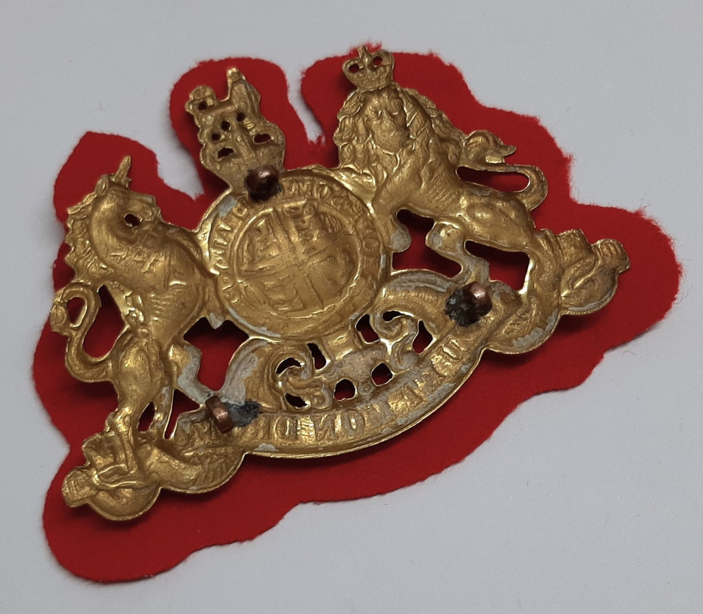 HCav Large Badge Coat of Arms General Service with Scarlet Felt