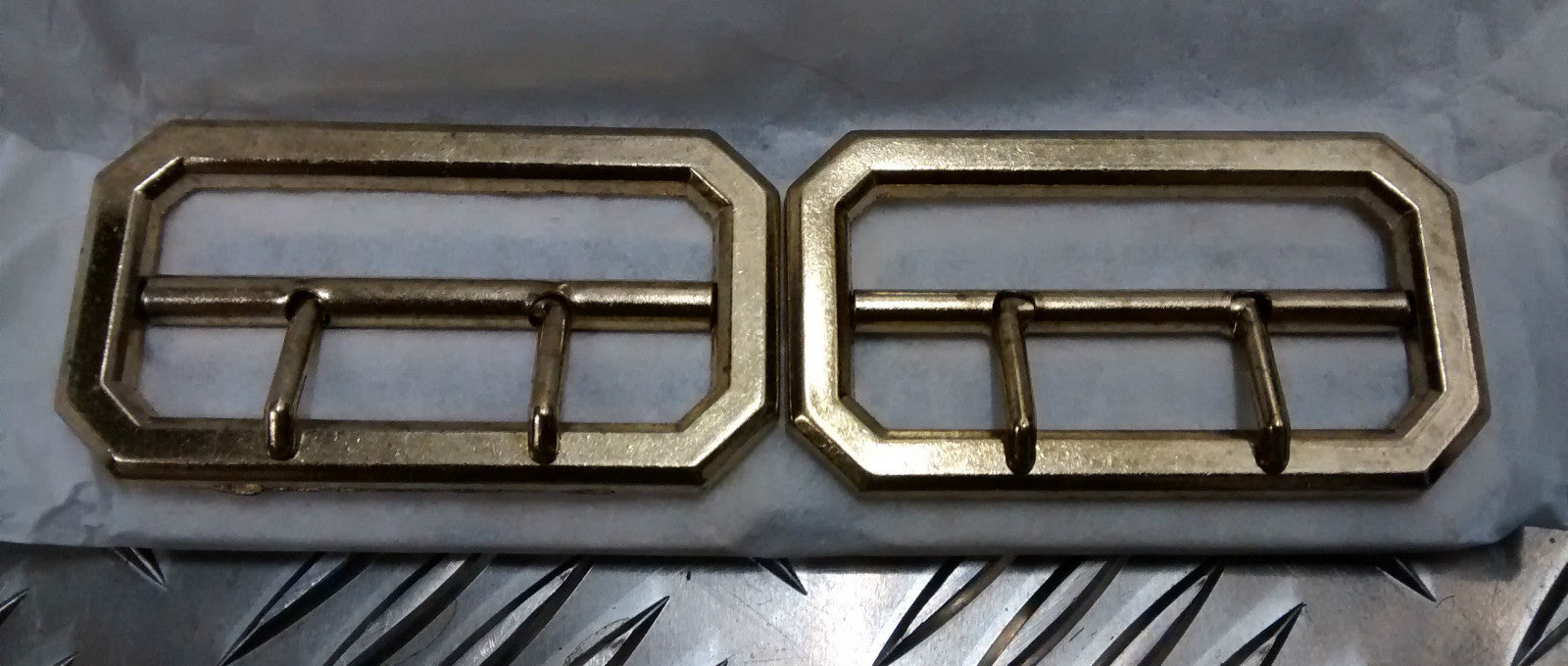 RAF Royal Air Force British Double Prong Belt Buckle For FAD RAF Army Jacket Brassed NEW