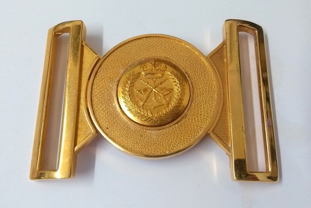 Guards Buckle UAE Crossed Arms & Anchor Insignia Locket Clasp Made in England