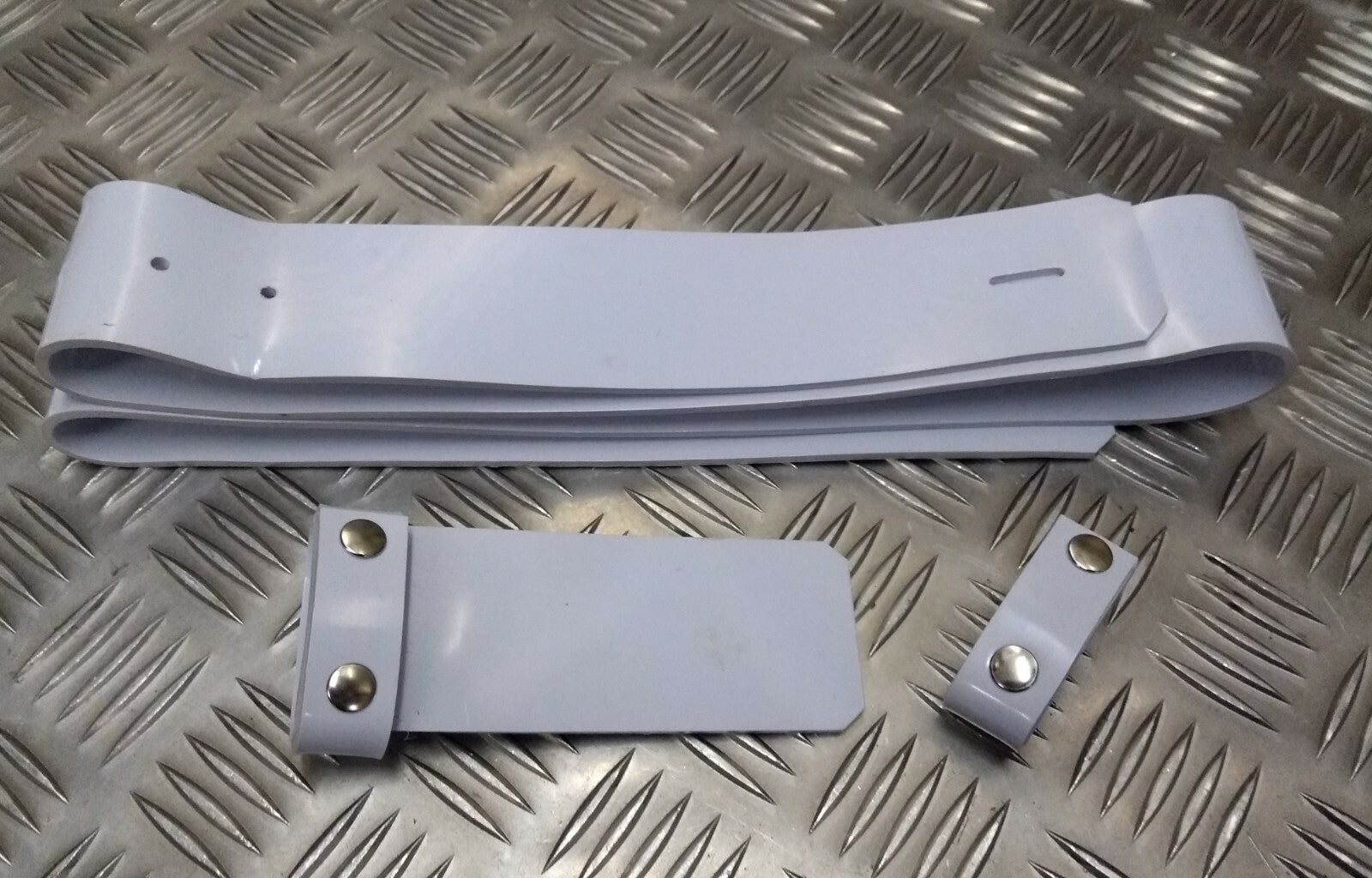 White PVC Patent Ceremonial/Parade Belt