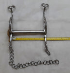 H Cav Horse Bit British Army Issue The Life Guards Chrome Mouthpiece & Insignia