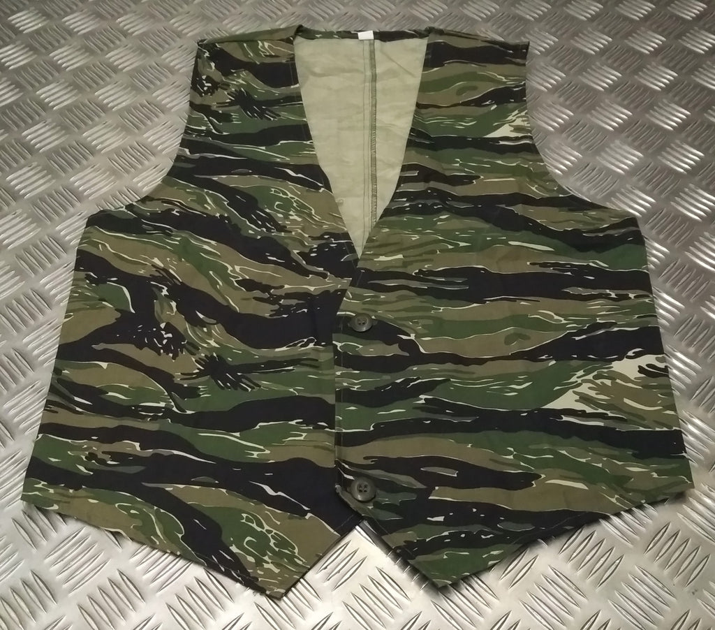 Boys & Girls Lightweight Waistcoat Fancy Dress Camo Combat Army Soldier