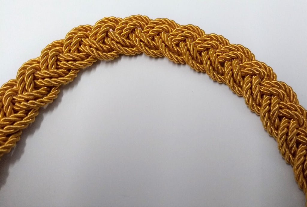 Hat Cord Gold Pleat Issue Officer's Ceremonial Dress Cap Made in UK