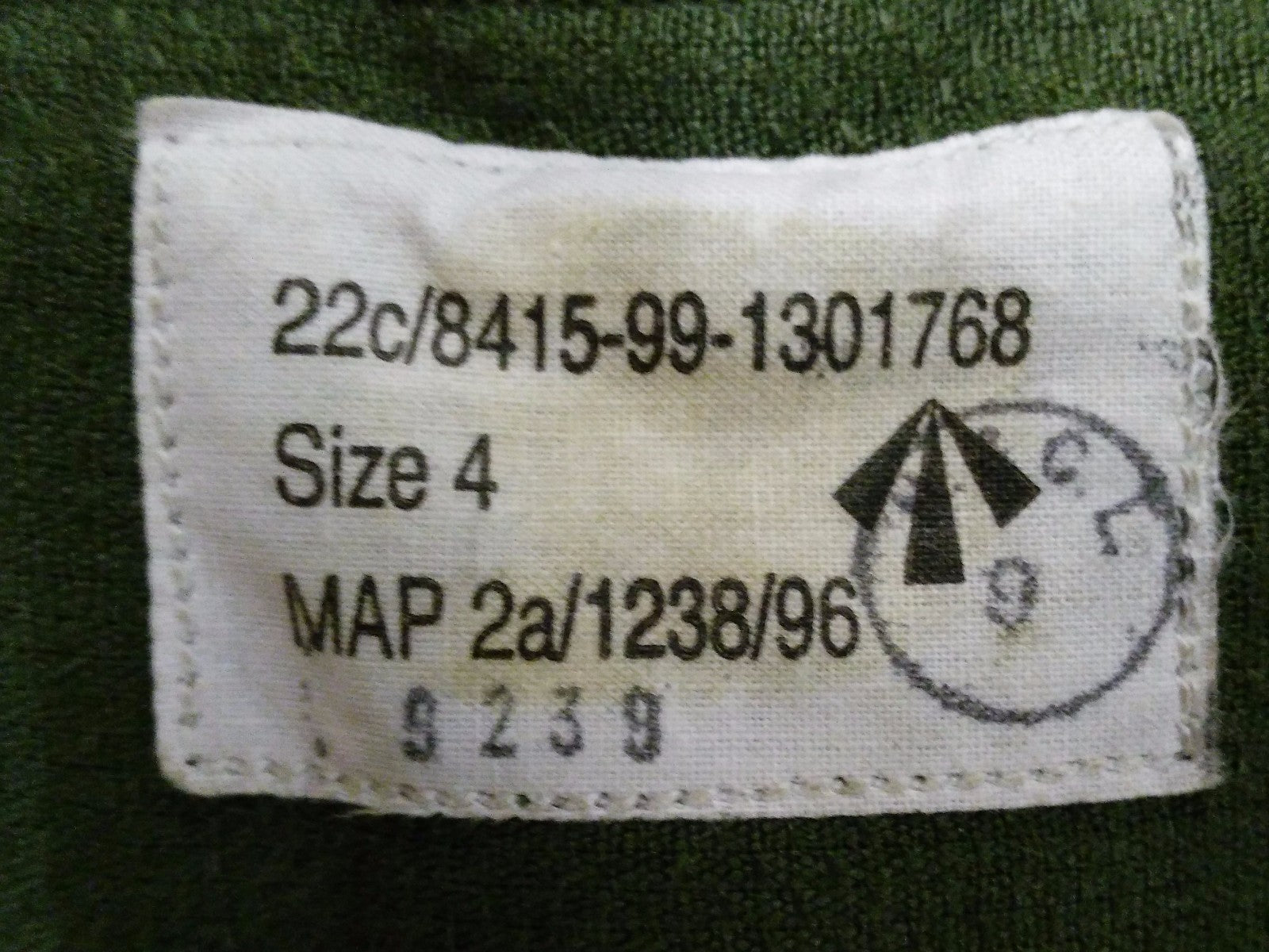Flying Helmet Inner Type G Pilots Liner Green With Wire Loom
