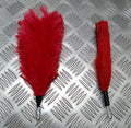 Red Hackles Plumes British Army Uniform Horse Hair and Feather Type 1 of Each
