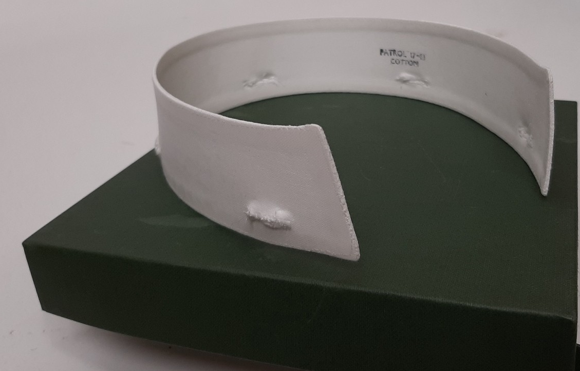Stiff White Detachable Patrol Style Collar Cotton No1 Dress Uniform NEW