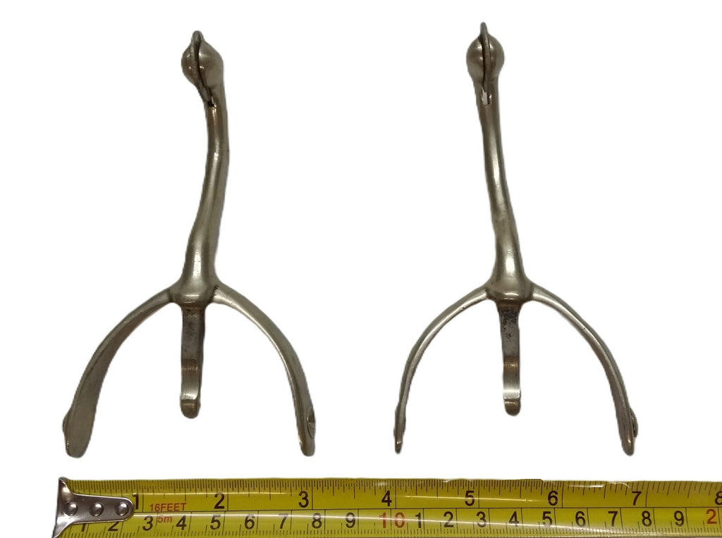 Swan Neck Spurs Long British Army / Officers & Soldiers Parade Boots