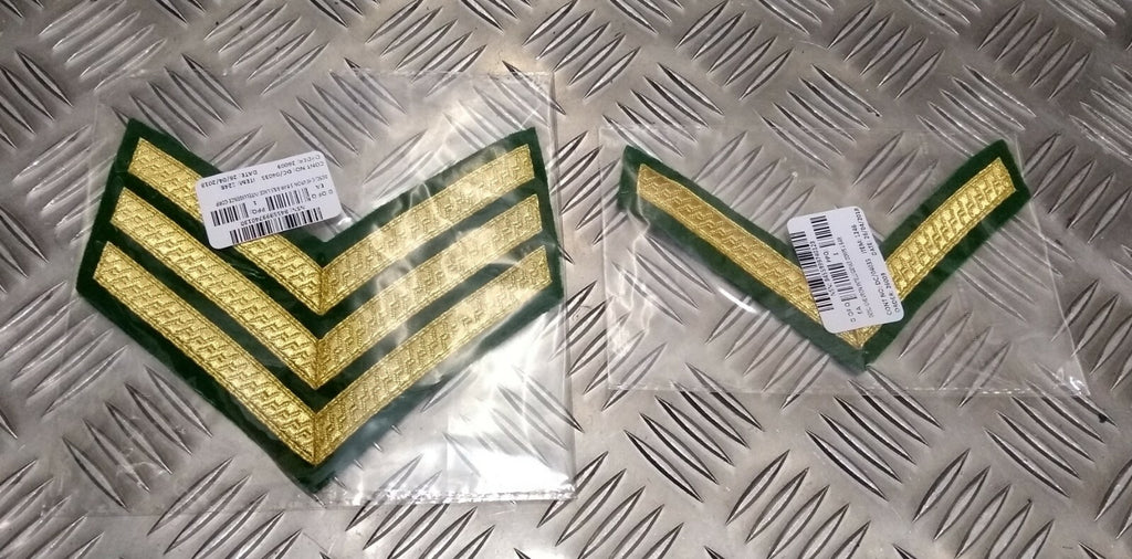 Genuine British Ceremonial & Bands Issue Rank Stripe Chevron SGT LCPL