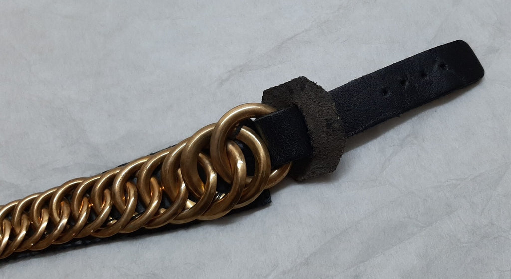Bearskin Brass Chin Chain Strap For Royal Guards Busby's & Ceremonial Dress