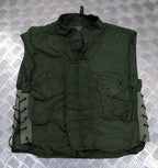 1980's IDF Flak Vest Cover Overdyed OD Green Airsoft
