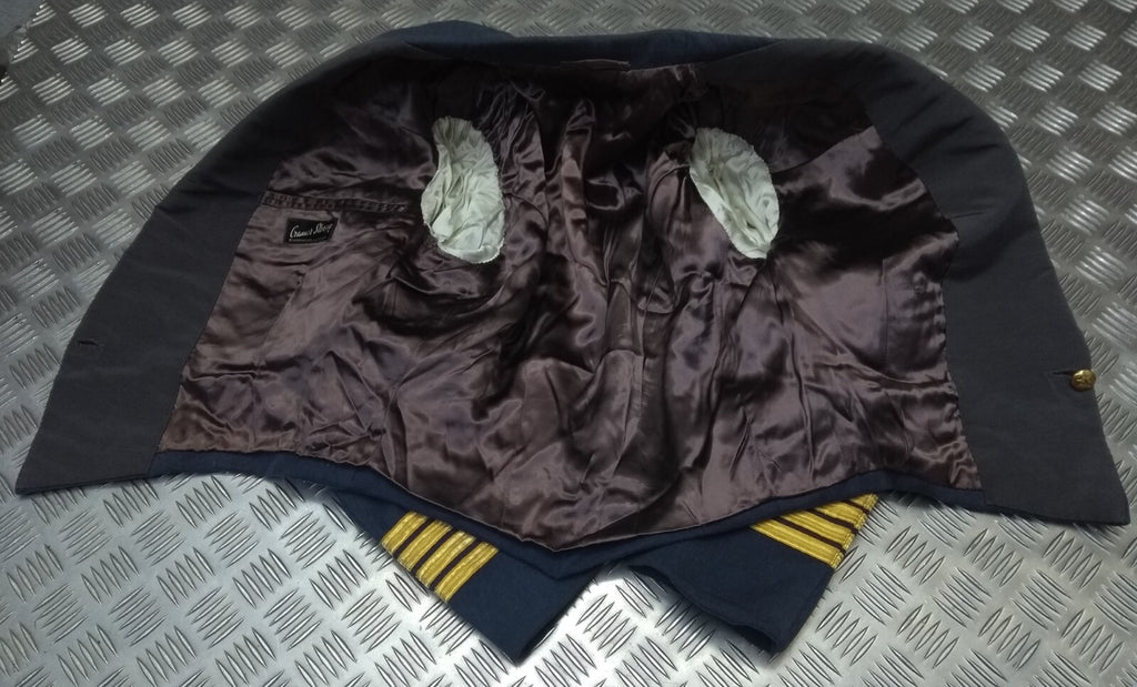 RAF Royal Air Force Vintage Mess Jacket Airforce Blue Grey OFC With Braided Cuffs