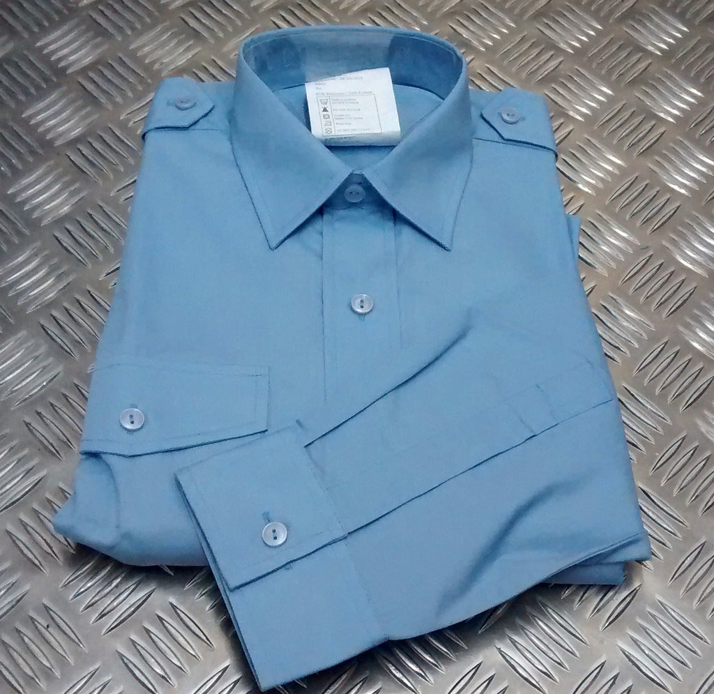 RAF Royal Air Force Shirt Blue Long Sleeves No1 No2 Various Sizes Available NEW