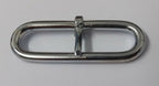 British Made Issue 1 3/4" Parade Chrome Belt Prong Slider X1
