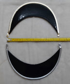 Officer Peak British Made Gold and Silver Bound Visor for Dress Hats