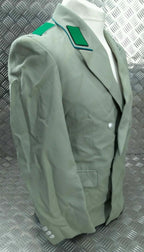 Vintage DDR German Sonderausgabe Mistletoe Green Parade Jacket Blazer