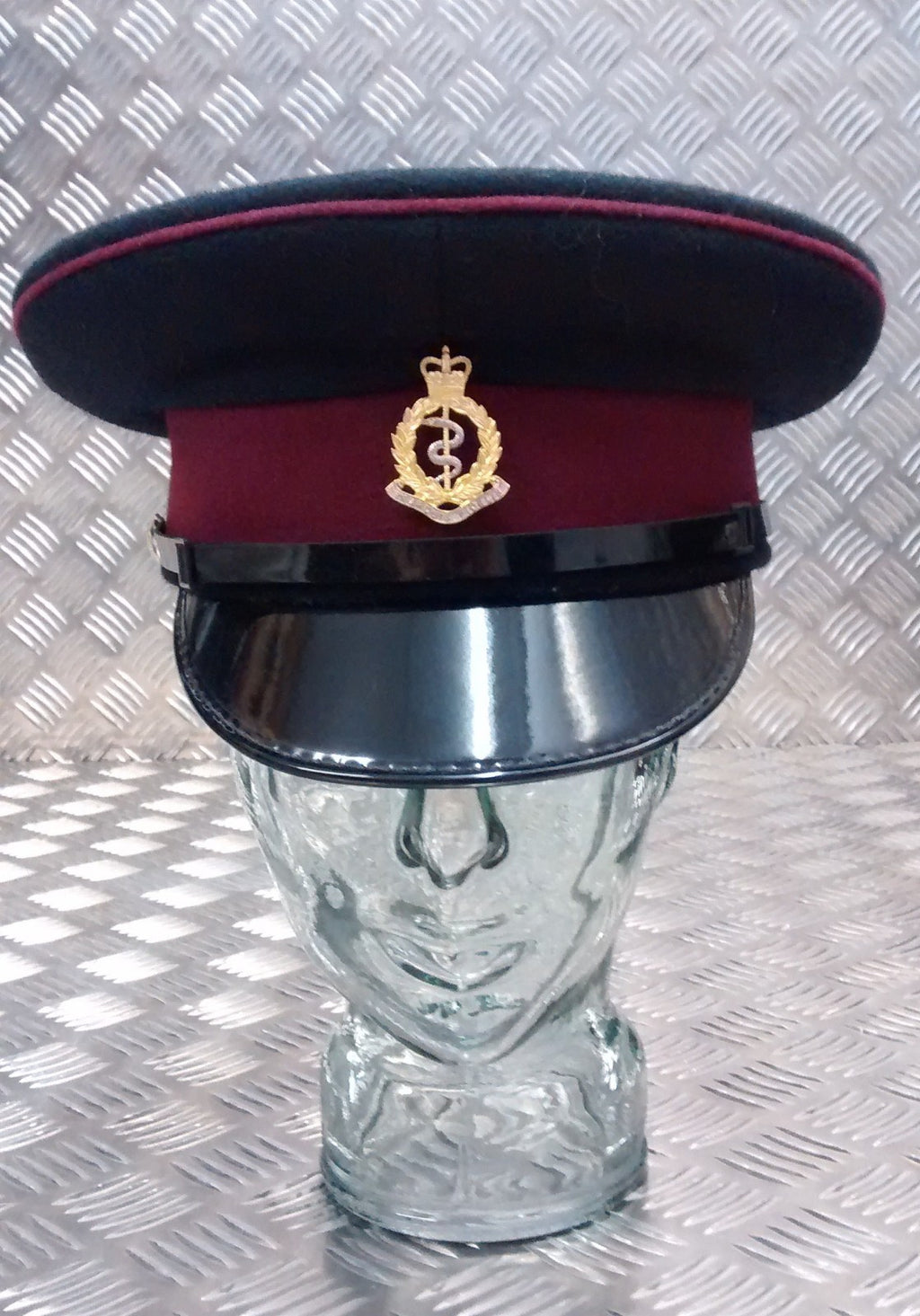 British RAMC Royal Army Medical Corps Mens Service Dress Hat / Cap - All Sizes
