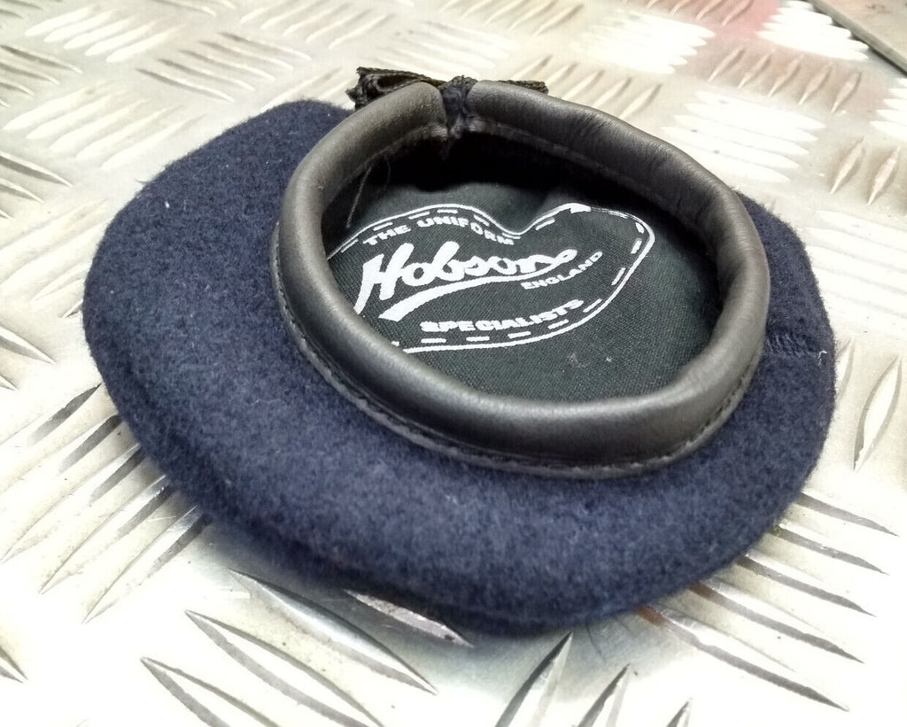 Miniature Genuine Hobson London Dark Navy Blue Wool Bonnet Beret