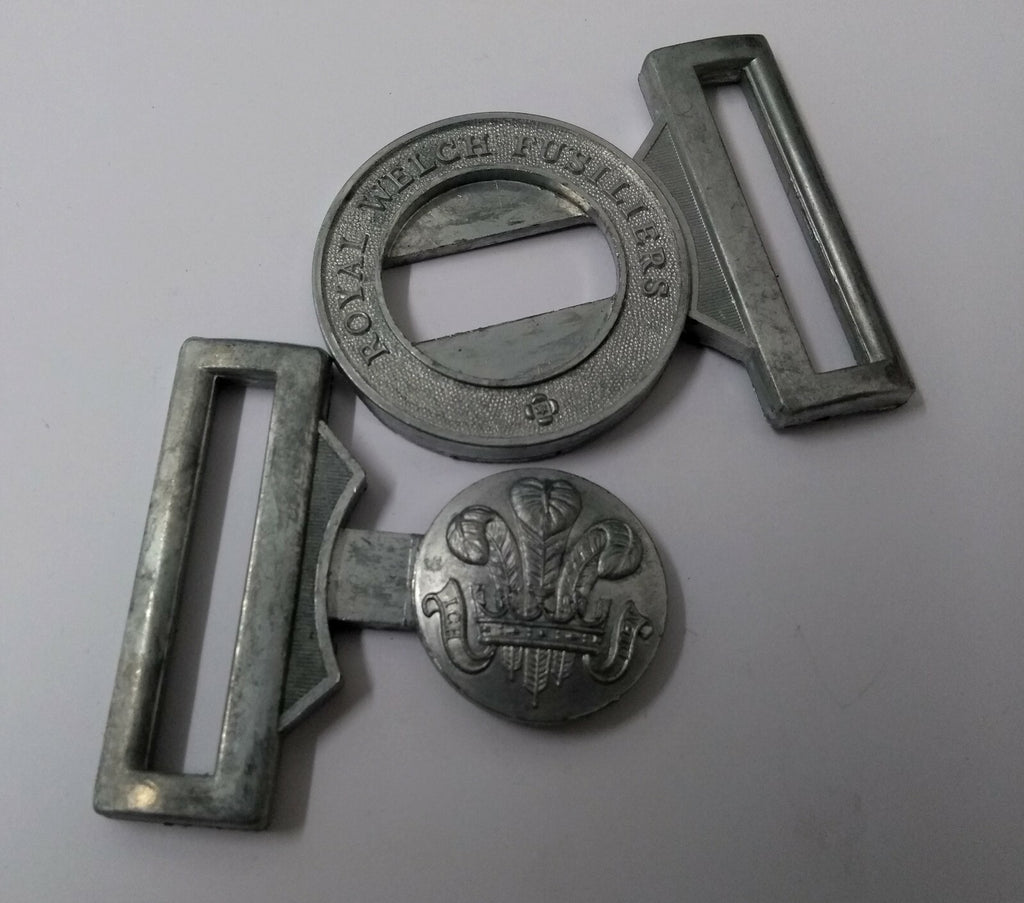 Genuine British Army RWF Royal Welch Fusiliers Ceremonial Belt Buckle Unplated