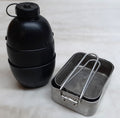 Canteen and Pans British Army Mess Tins and 58 Pattern Water Bottle / Mug
