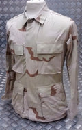 US Desert Jacket Vintage Ripstop Combat TRI Camo USA Pattern NEW