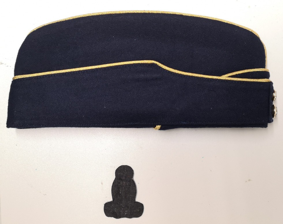 British Side Cap Royal Signals Forage Hat With Badge Size 56cm