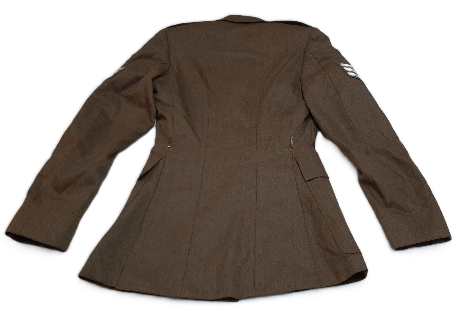 British Army No2 FAD Jacket RLC With Queens Crown Badges 3 Bar Chevron Patches 182/92/76cm