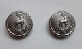 Hertfordshire Buttons Ring Back H F R S Obsolete Stag / Hart Insignia 26L 1 Pr