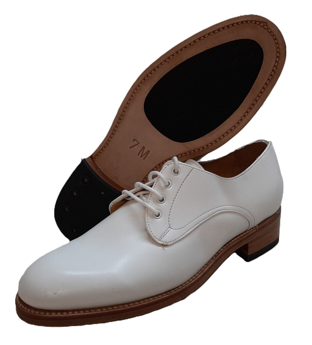 WRNS White Shoe Tropical British Naval Royal Navy Womens Parade Shoes NEW