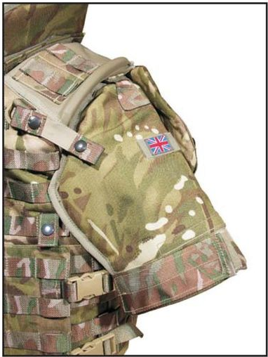 Multi Terrain Pattern MTP Camouflage Fixing Strap / Loop with Press Studs