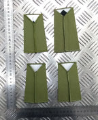 Green OD Rifles Rank Slide Various Ranks Genuine British Army Issue - NEW
