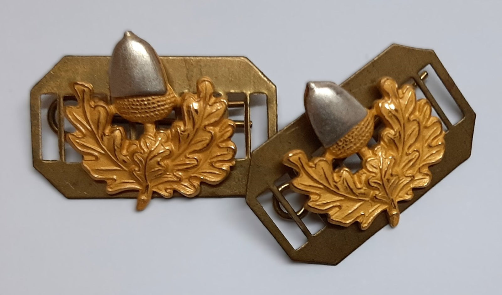 Cheshire Regiment Collar Dogs Vintage Old Type No1 No2 Dress Badges Complete
