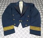 RAF Royal Air Force Vintage Mess Jacket OFC with Braided Cuffs Airforce Blue Grey Colour